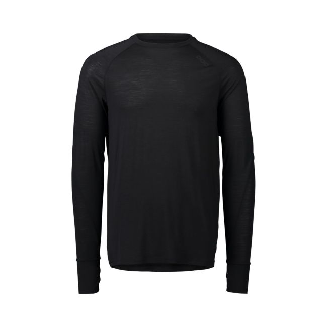 Bluză merino POC Light Merino Jersey - Uranium Black