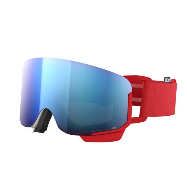 Ochelari schi POC Nexal Mid - Rouge/Blanc/Partly Sunny Blue