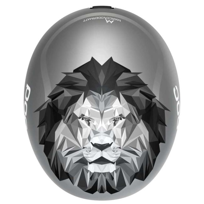 Cască schi copii POC Skull Dura Marco Odermatt Ed. - Argentite Silver