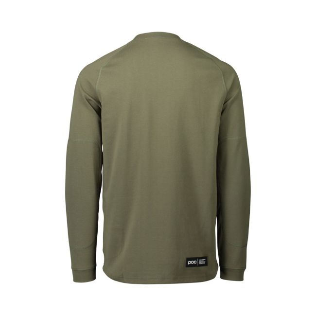 Bluză schi POC Poise Crew Neck - Epidote Green