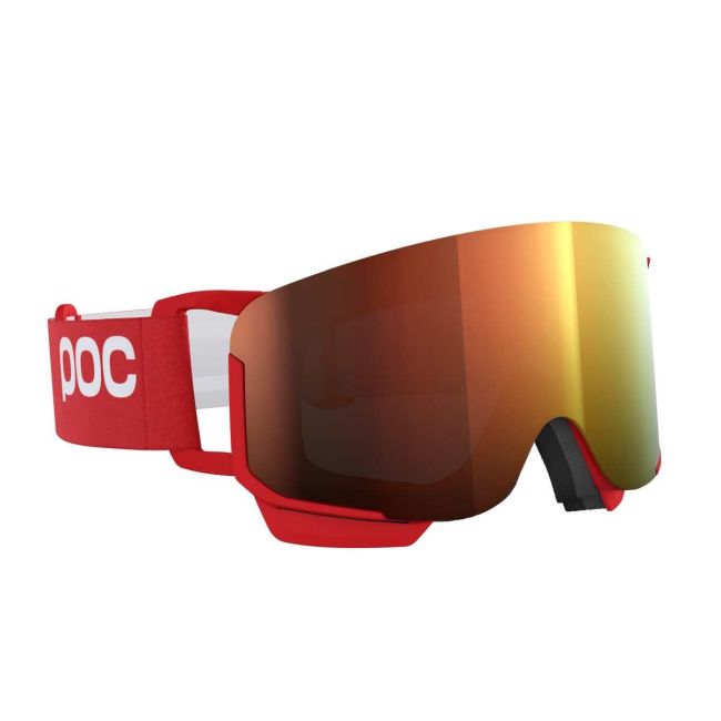 Ochelari schi POC Nexal Mid - Prismane Red/Partly Sunny Orange