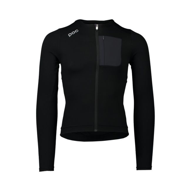Bluză protecție schi POC Oseus VPD Layer - Uranium Black