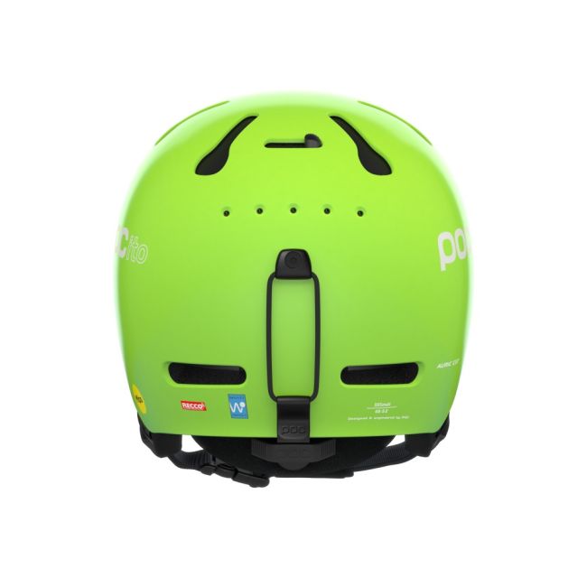 Cască schi copii POC Auric Cut MIPS - Fluorescent Yellow/Green