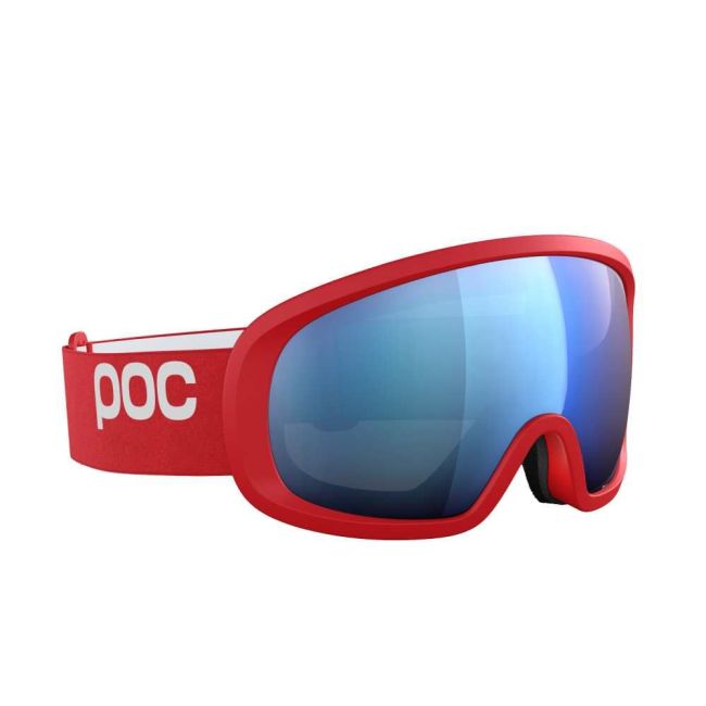 Ochelari schi POC Fovea Mid - Prismane Red/Partly Sunny Blue