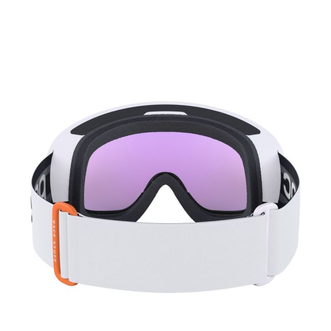 Ochelari schi POC Fovea Mid Race - Hydrogen White/Uranium Black/Partly Sunny Blue