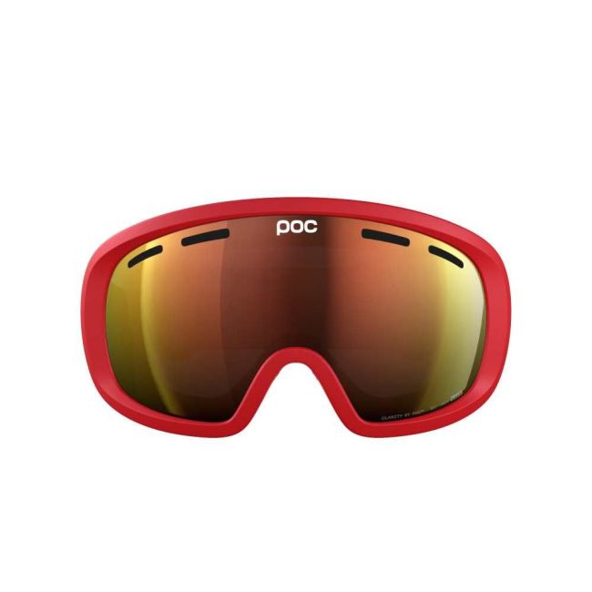 Ochelari schi POC Fovea Mid - Prismane Red/Partly Sunny Orange