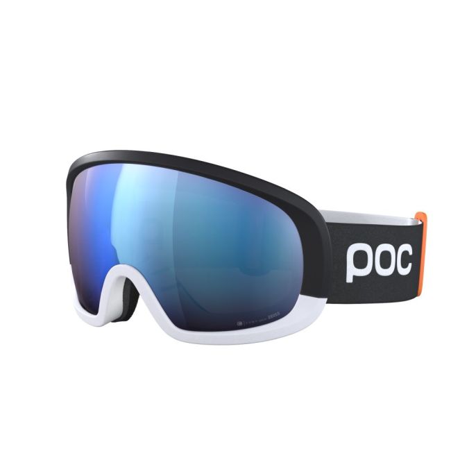 Ochelari schi POC Fovea Mid Race - Uranium Black/Argentite Silver/Partly Sunny Blue