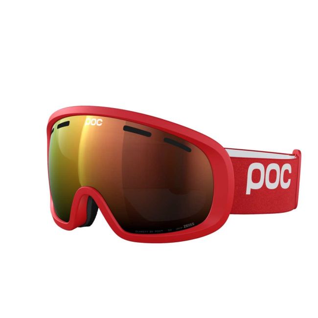 Ochelari schi POC Fovea Mid - Prismane Red/Partly Sunny Orange