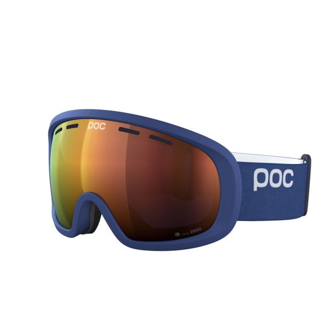 Ochelari schi POC Fovea Mid - Lead Blue/Partly Sunny Orange