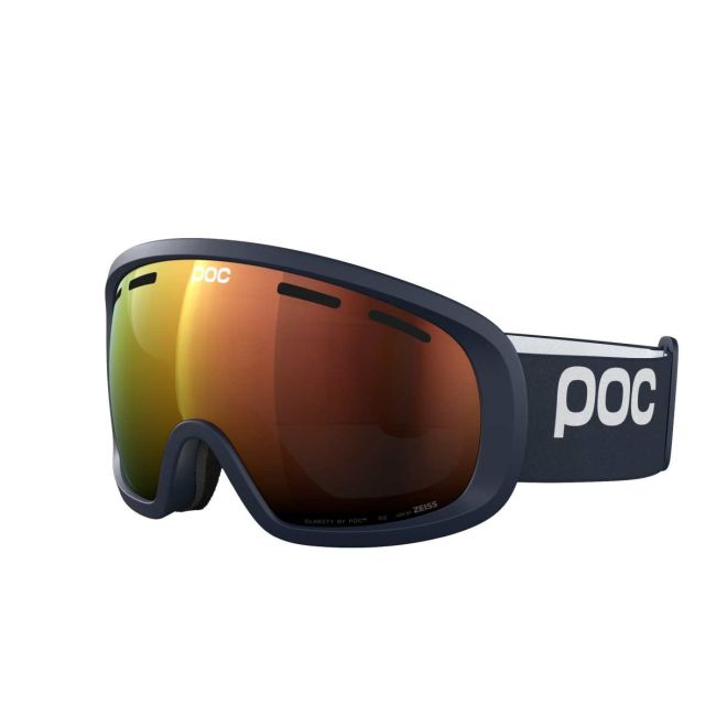 Ochelari schi POC Fovea Mid - Apatite Navy/Partly Sunny Orange