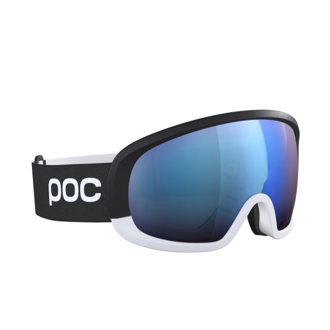 Ochelari schi POC Fovea Mid Race - Uranium Black/Argentite Silver/Partly Sunny Blue