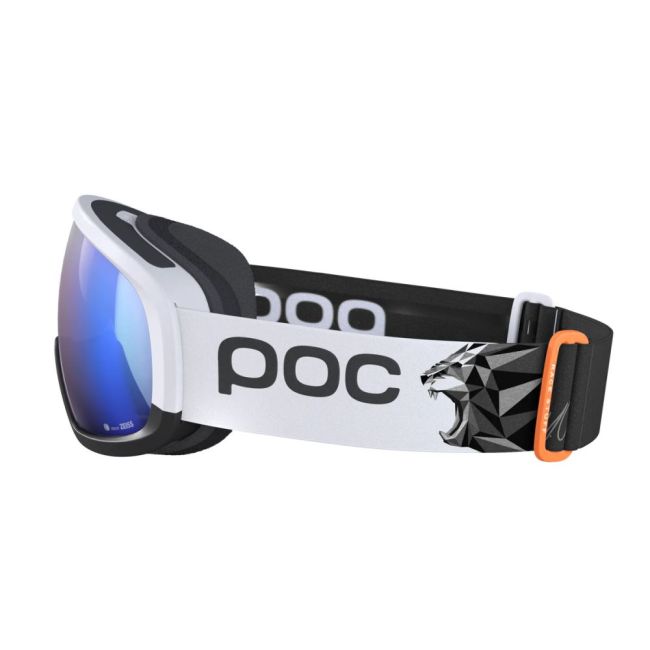Ochelari schi POC Fovea Mid Race Marco Odermatt Ed. - Hydrogen White/Uranium Black/Partly Sunny Blue