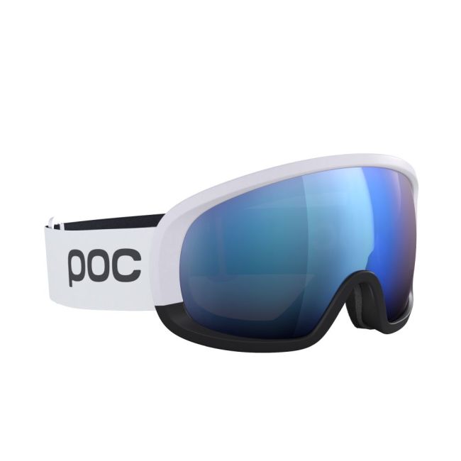Ochelari schi POC Fovea Mid Race - Hydrogen White/Uranium Black/Partly Sunny Blue