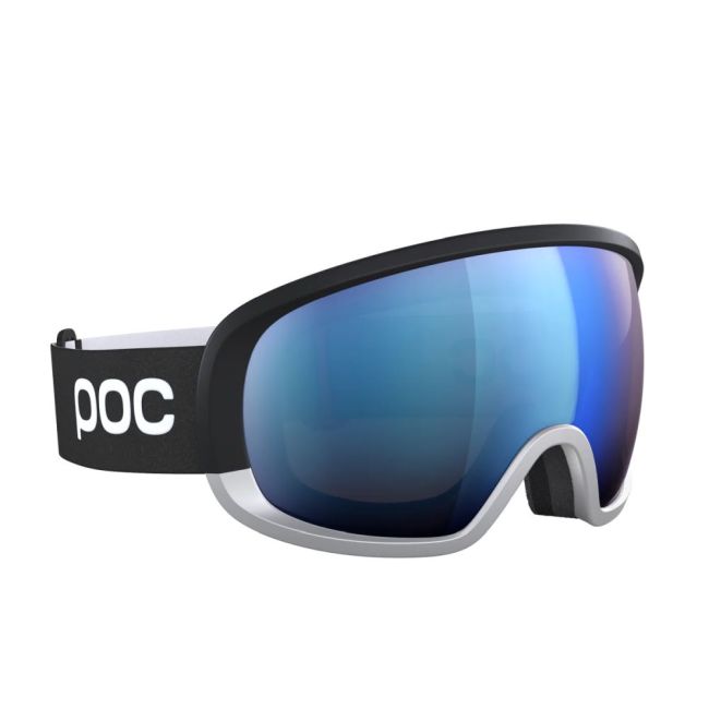 Ochelari schi POC Fovea Race - Uranium Black/Argentite Silver/Partly Sunny Blue