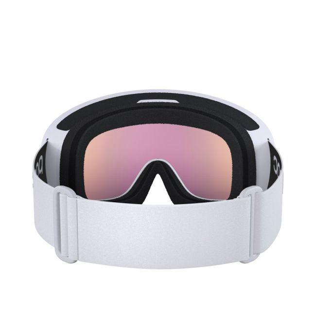 Ochelari schi POC Fovea - Hydrogen White/Partly Sunny Orange