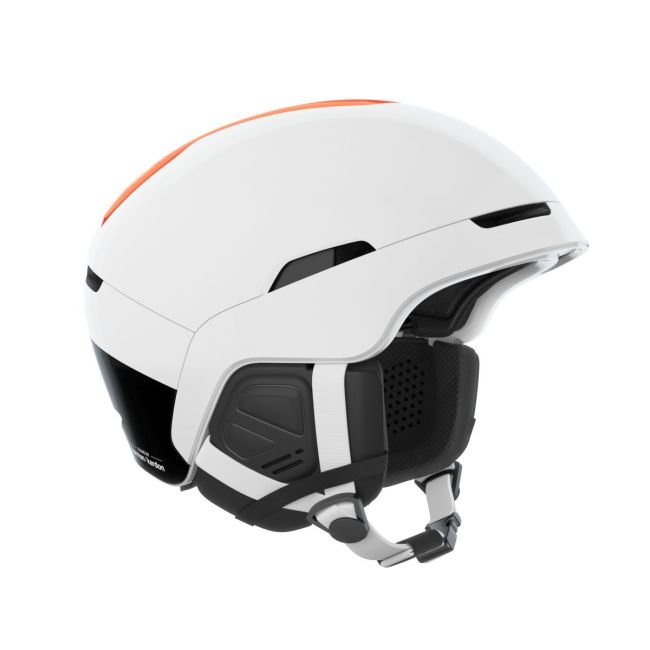 Cască schi POC Obex Connect - Hydrogen White/Fluorescent Orange AVIP