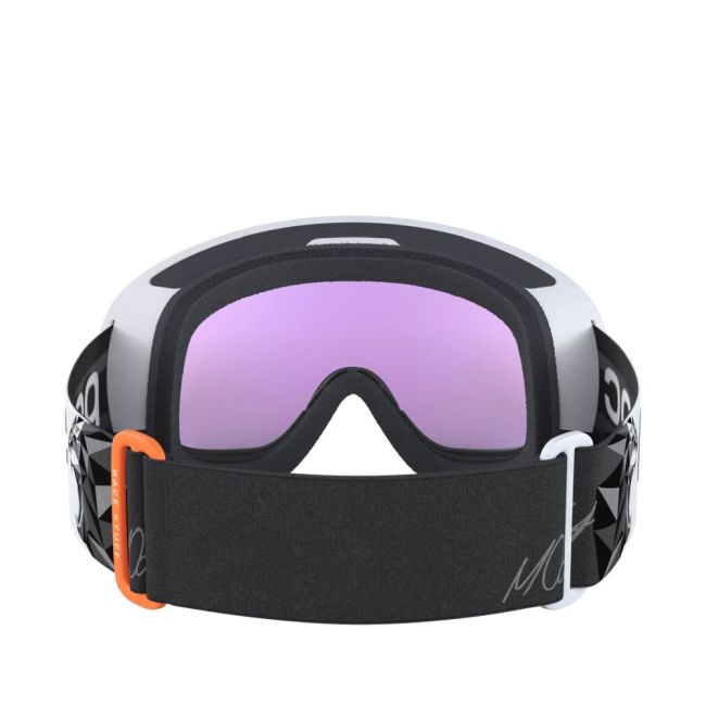Ochelari schi POC Fovea Mid Race Marco Odermatt Ed. - Hydrogen White/Uranium Black/Partly Sunny Blue