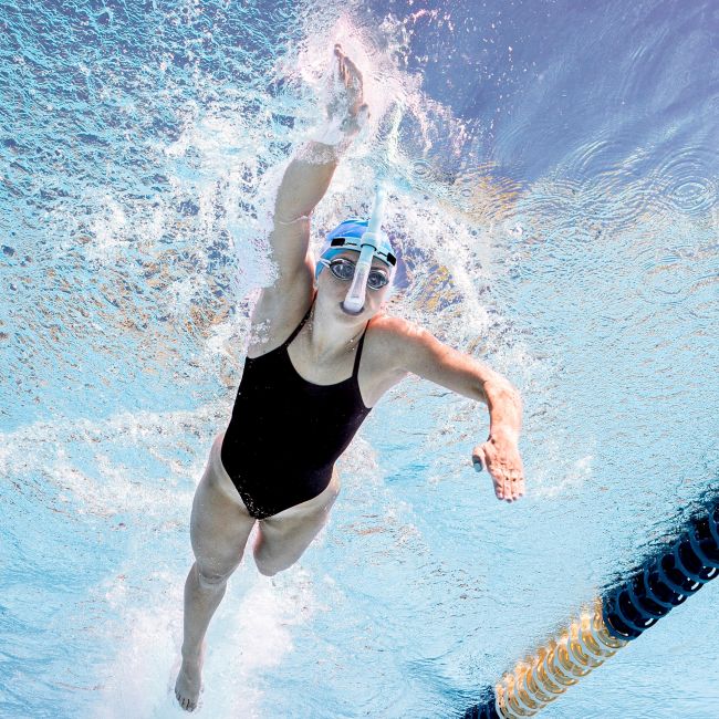 Finis Snorkel Glide adulti albastru