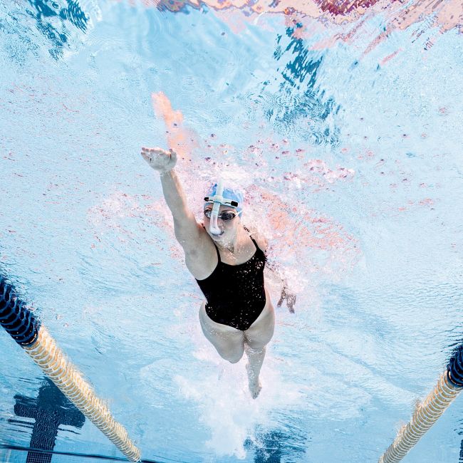 Finis Snorkel Glide adulti albastru