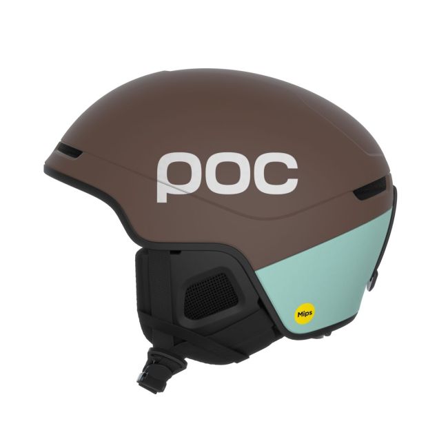 Cască schi POC Obex Contour - Bronzite Brown Matt/Lazurite Blue Matt