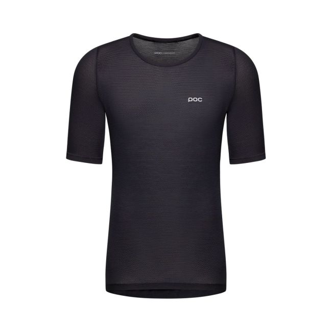 Tricou tehnic schi POC Layer Mid S/S Jersey - Uranium Black