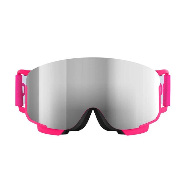 Ochelari schi copii POC Nexal - Fluorescent Pink/Partly Sunny Silver