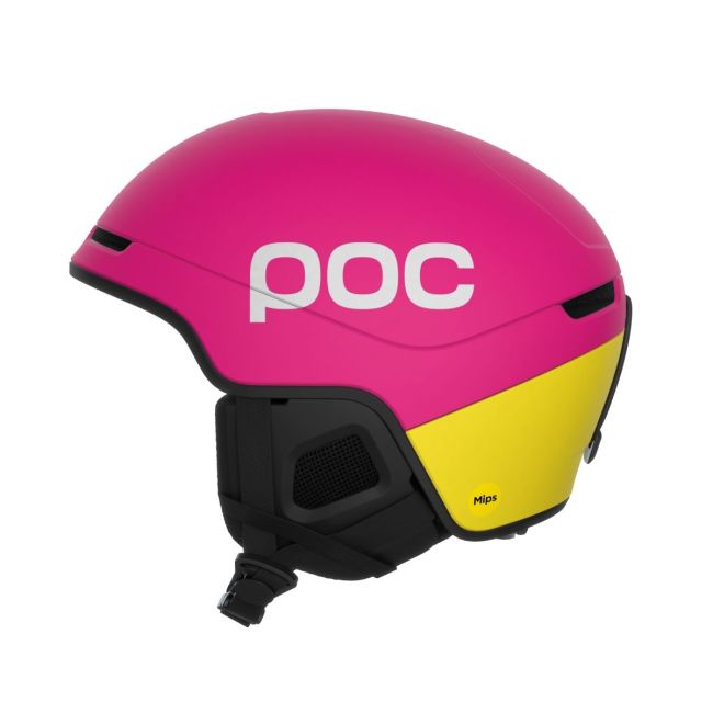Cască schi POC Obex Contour - Rhos Red Matt/Citrine Yellow Matt