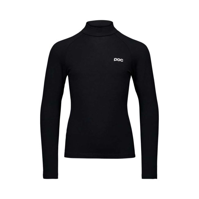 Bluză merino copii POC Layer Merino Mock Neck Jersey - Uranium Black