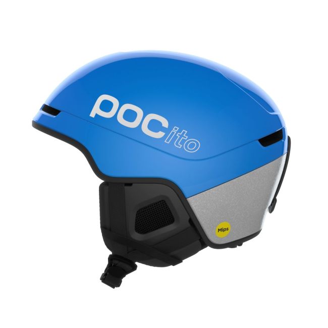 Cască schi copii POC Obex - Fluorescent Blue