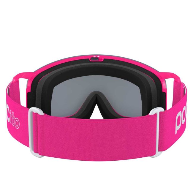 Ochelari schi copii POC Nexal - Fluorescent Pink/Partly Sunny Silver