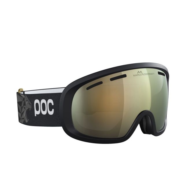 Ochelari schi POC Fovea Mid Marco Odermatt Ed. - Uranium Black/Podium Gold/Sunny Gold