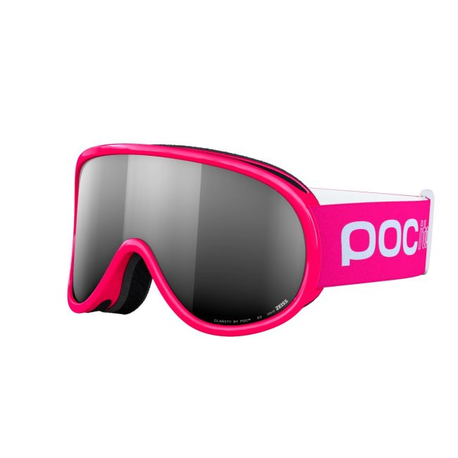 Ochelari schi copii POC Retina - Fluorescent Pink/Partly Sunny Silver