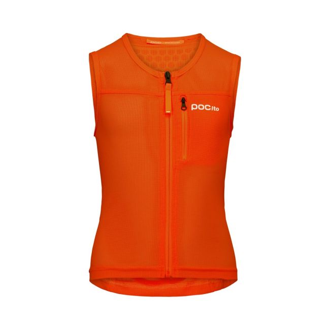 Vestă de protecție schi copii POC VPD Air Vest - Fluorescent Orange
