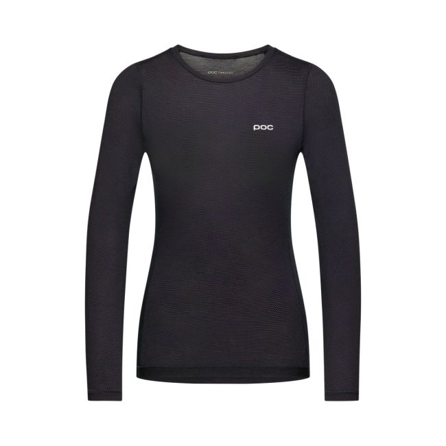 Bluză tehnică schi POC Layer Mid L/S Jersey W - Uranium Black
