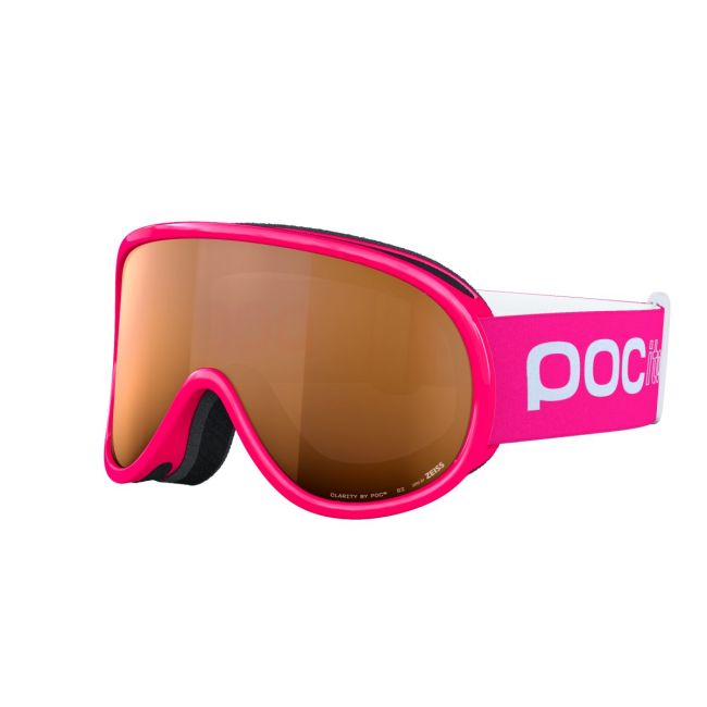 Ochelari schi copii POC Retina - Fluorescent Pink/Partly Sunny Light Orange