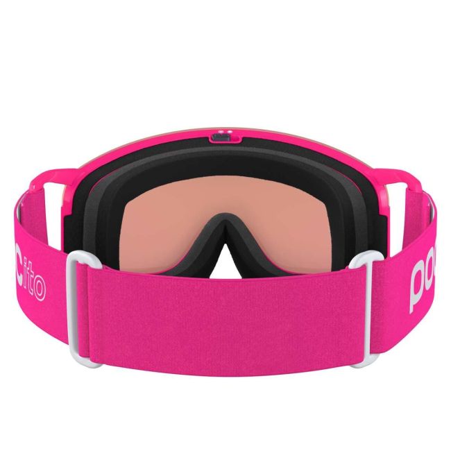 Ochelari schi copii POC Nexal - Fluorescent Pink/Partly Sunny Light Orange