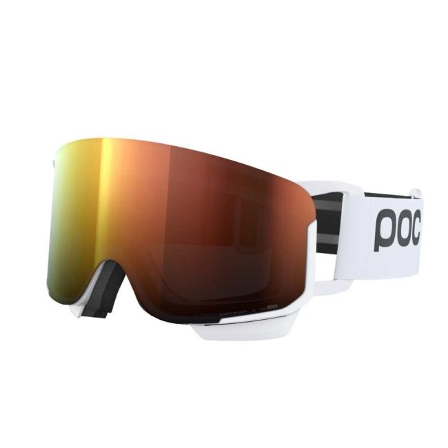 Ochelari schi POC Nexal Mid WF - Hydrogen White/Partly Sunny Orange