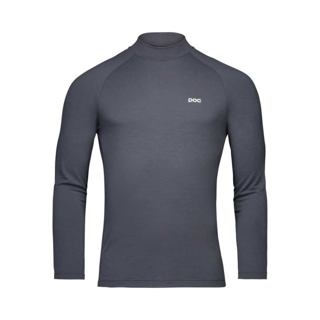 Bluză merino POC Layer Merino Mock Neck Jersey - Sylvanite Grey