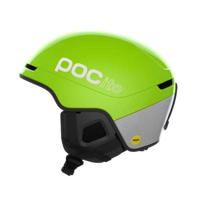 Cască schi copii POC Obex - Fluorescent Yellow/Green