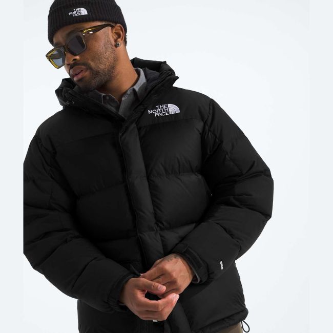 Parka de puf The North Face Himalayan pentru bărbați - negru Black | puf de gâscă 550, WindWall™