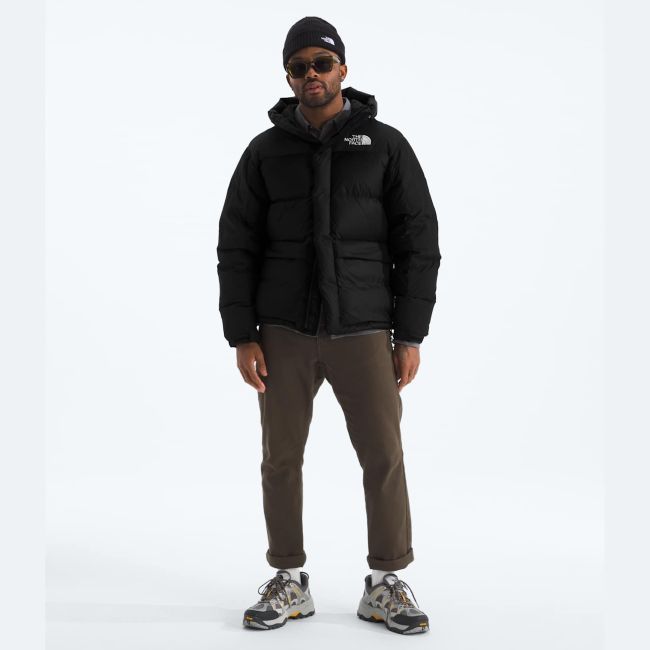 Parka de puf The North Face Himalayan pentru bărbați - negru Black | puf de gâscă 550, WindWall™