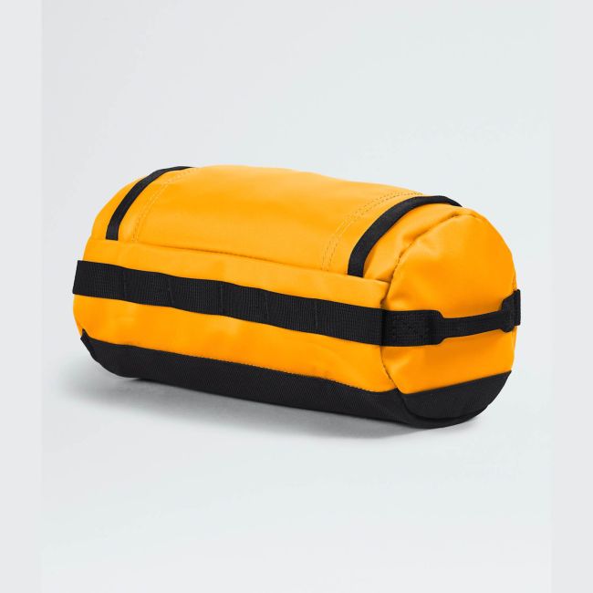 Trusă de toaletă The North Face Base Camp Travel Canister S - galben Summit Gold | Black | 3,5 l, cu oglindă