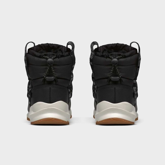 Ghete de iarnă The North Face ThermoBall Lace Up WP pentru damă - negru Black | Gardenia White | impermeabile DryVent™