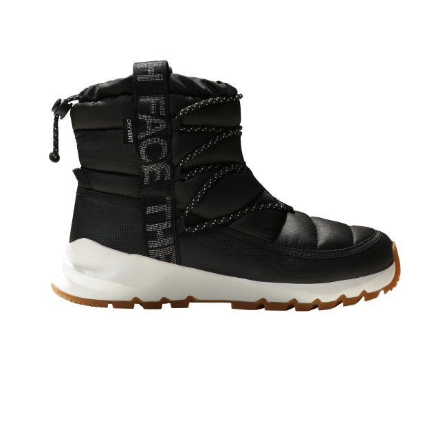Ghete de iarnă The North Face ThermoBall Lace Up WP pentru damă - negru Black | Gardenia White | impermeabile DryVent™