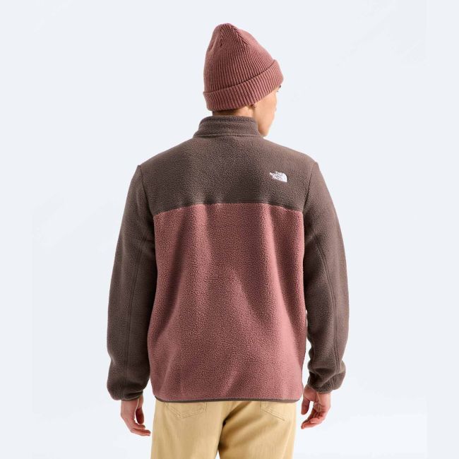 Polar The North Face Yumiori Full Zip pentru bărbați - maro Copper Silt | Smokey Brown | fleece 100% poliester reciclat