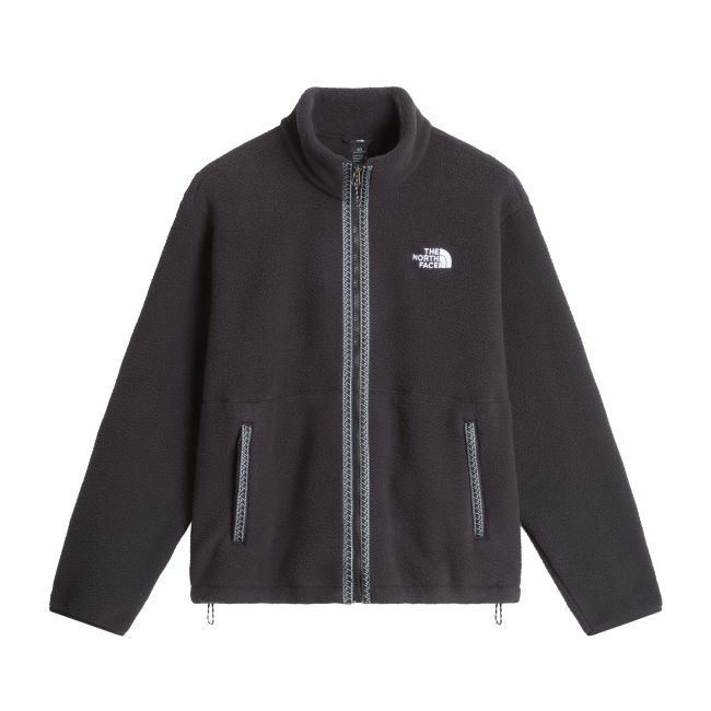 Polar The North Face Fleeski Full Zip Jacket pentru bărbați - negru Black | fleece reciclat