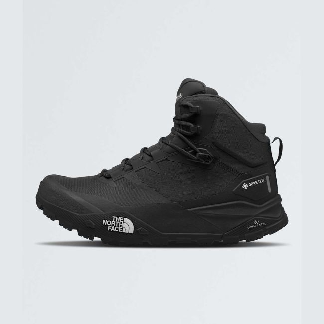 Ghete drumeție The North Face Offtrail Hike Mid GTX pentru damă - negru Black | White | GORE-TEX impermeabil