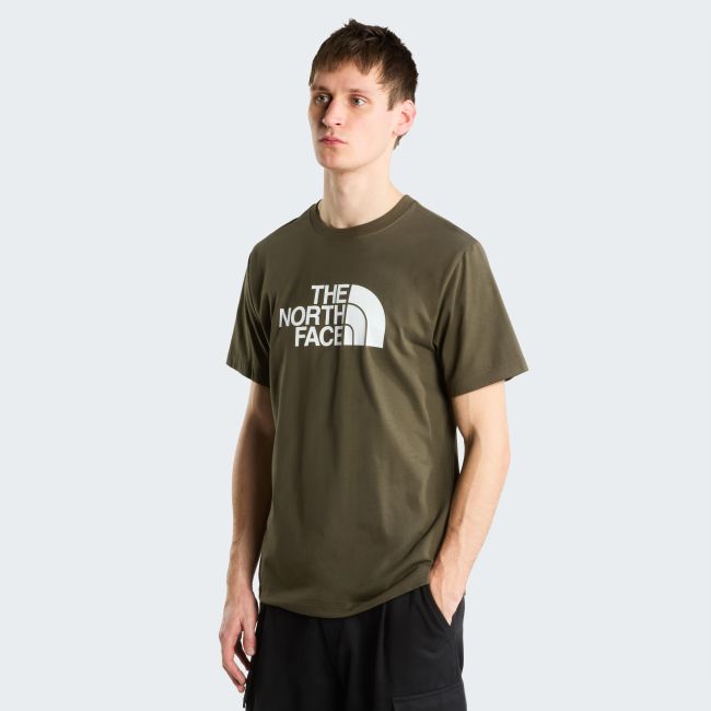 Tricou The North Face Evolution Half Dome Regular Tee pentru bărbați - verde New Taupe Green | Circular Design