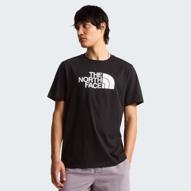 Tricou The North Face Evolution Half Dome Regular Tee pentru bărbați - negru Black | White | Circular Design