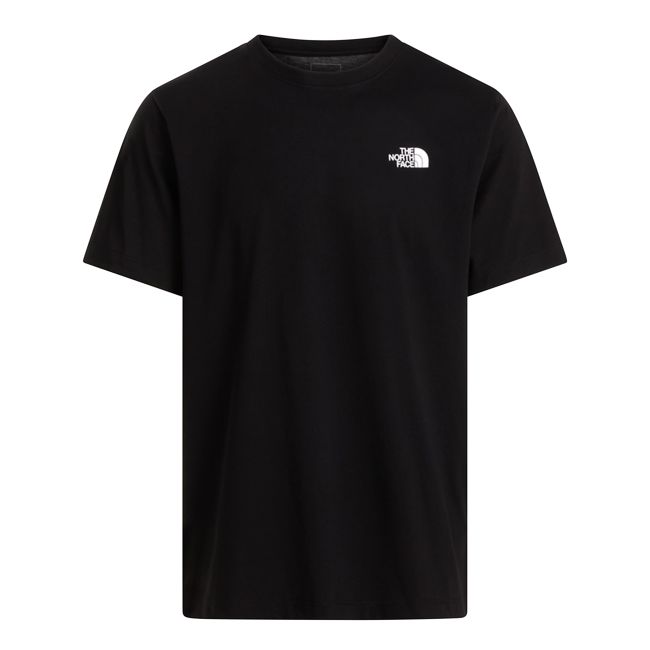 Tricou The North Face Evolution Box NSE Regular pentru bărbați - negru Black | White | poliester reciclat